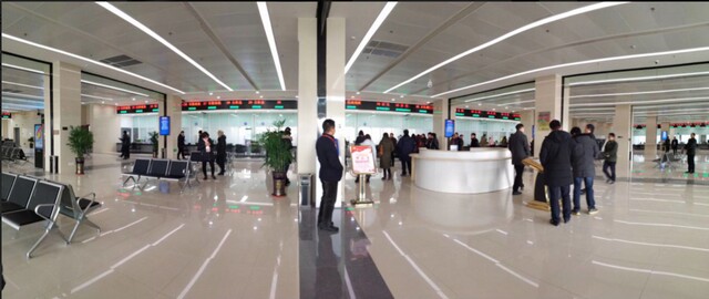 泰州黃橋政務(wù)服務(wù)中心100窗口排隊(duì)叫號(hào)系統(tǒng)、觸摸查詢系統(tǒng)